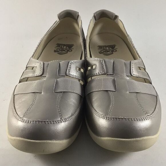 Abeo lite lucky womens shoes leather loafers silver size 9.5 - Picture 7 of 9